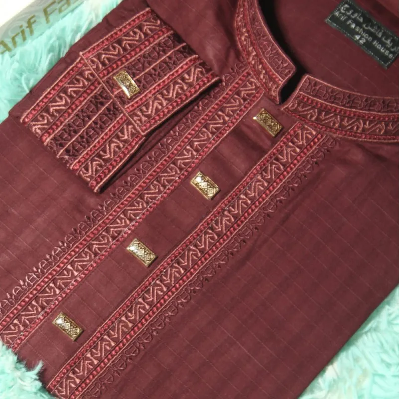 Khadi Panjabi Hand Cuff